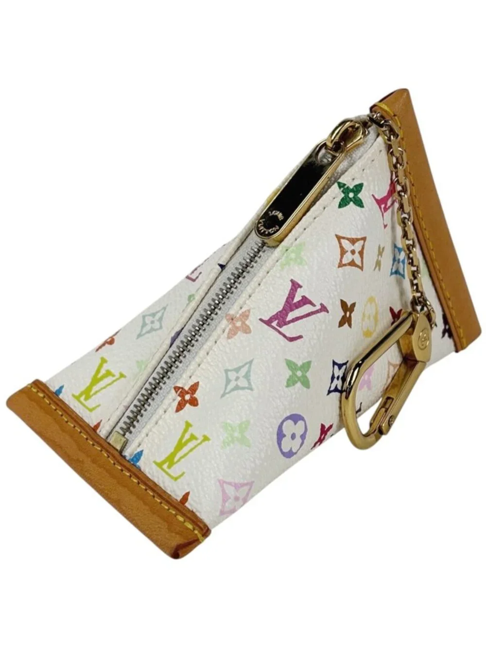 Louis Vuitton Berlingo Coin Purse Monogram Multicolor Blanc